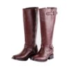 DV1023 Bota Oval campera atanado vino
