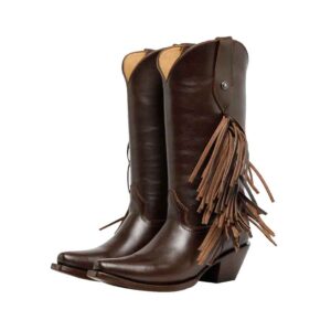DV4091 Bota Puntal barbas atanado choco