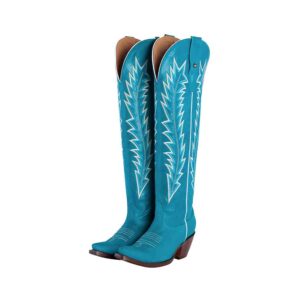 DV3055 Bota Puntal Canelita Jersey Azul Turqueza