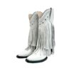 DV7002 Bota Puntal flecos Grizzly blanco