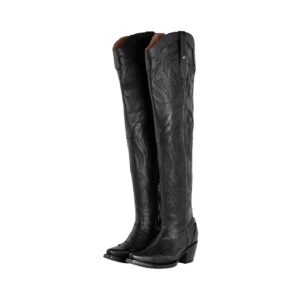 DV3074 Bota puntal extra alta grizzly negro/negro