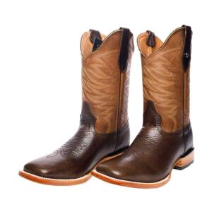 CV1004 Bota Bulldog de cuero Atanado choco/miel