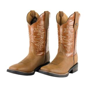 CV7003 Bota Bulldog hule crazy oro/cajeta