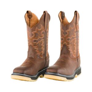 CV8002 Bota Casco de acero crazy floter brandy
