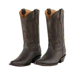 CV1031 Bota Chihuahua cuero crazy choco