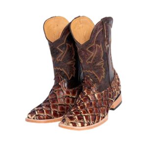 EBV9002 Bota Bulldog pescado pirarucú café