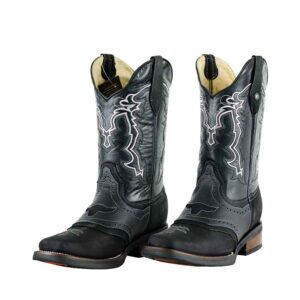 CV4002 Bota Rodeo antifaz de hule floter negro