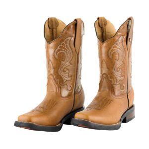 CV5003 Bota Rodeo hule crazy oro/cajeta